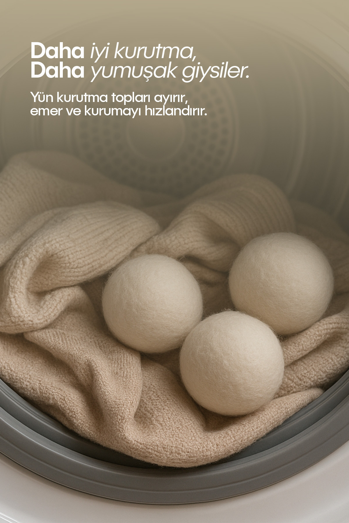 ست خشک کن توپ و عطر - برای خشک کن لباس - 3 توپ 1 روغن عطر - Xl