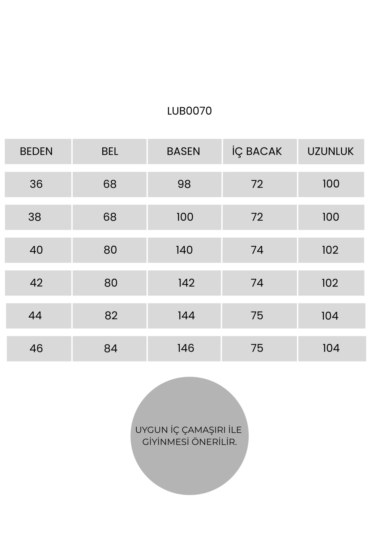 لباس مدال بزرگ Paça Six ECRU LUB0070