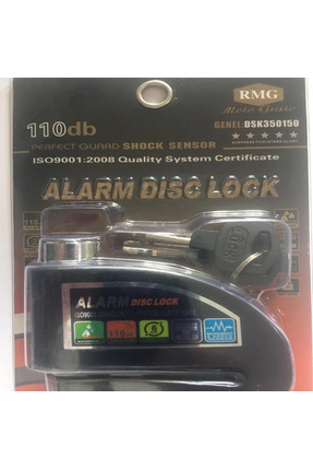 World Class Locks 110 Db Renkli Alarmlı Disk Kilidi Image 0