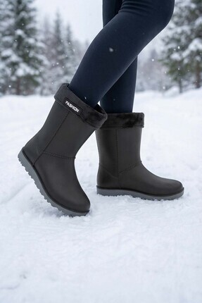 Kışlık Kız Çocuk Yağmur Çizme Image 0