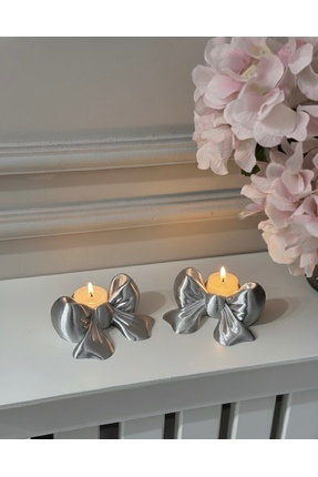 İKİLİ Fiyonk mumluk şamdan Modern Dekoratif Image 0