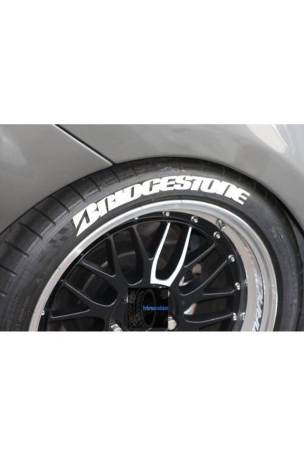 Bridgestone Lastik Yazısı 8x Brıdgestone Kalite Solmaz Araç Motorsiklet Yazı Stiker Seti 1