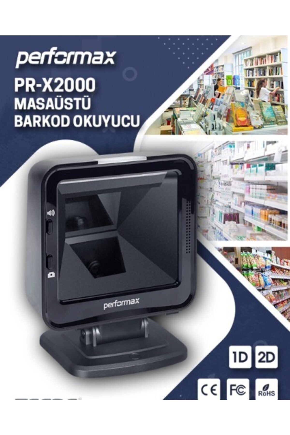 Performax Pr-x2000 1d Masaüstü Barkod Okuyucu Usb