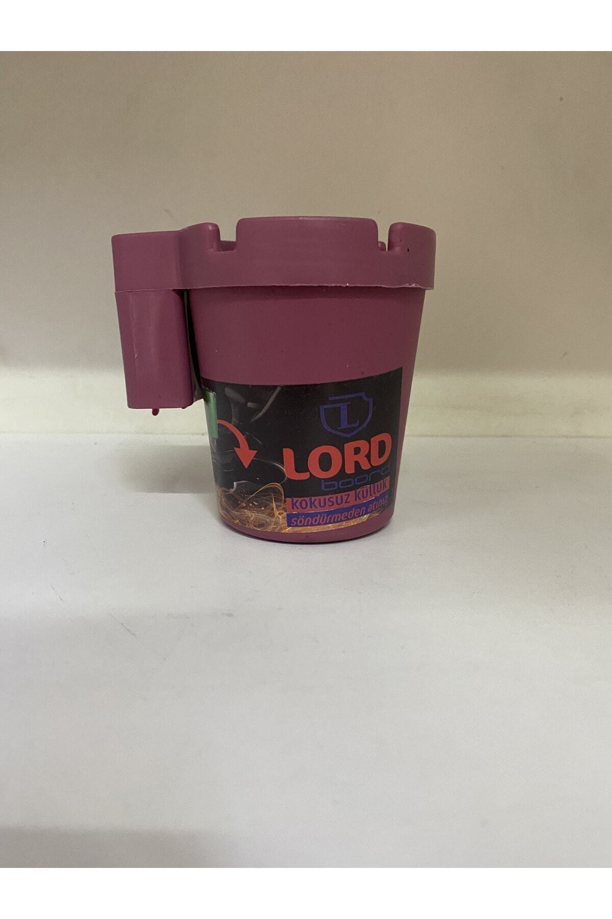 Lord Dumansız Kova Küllük Bordo Bardaklık