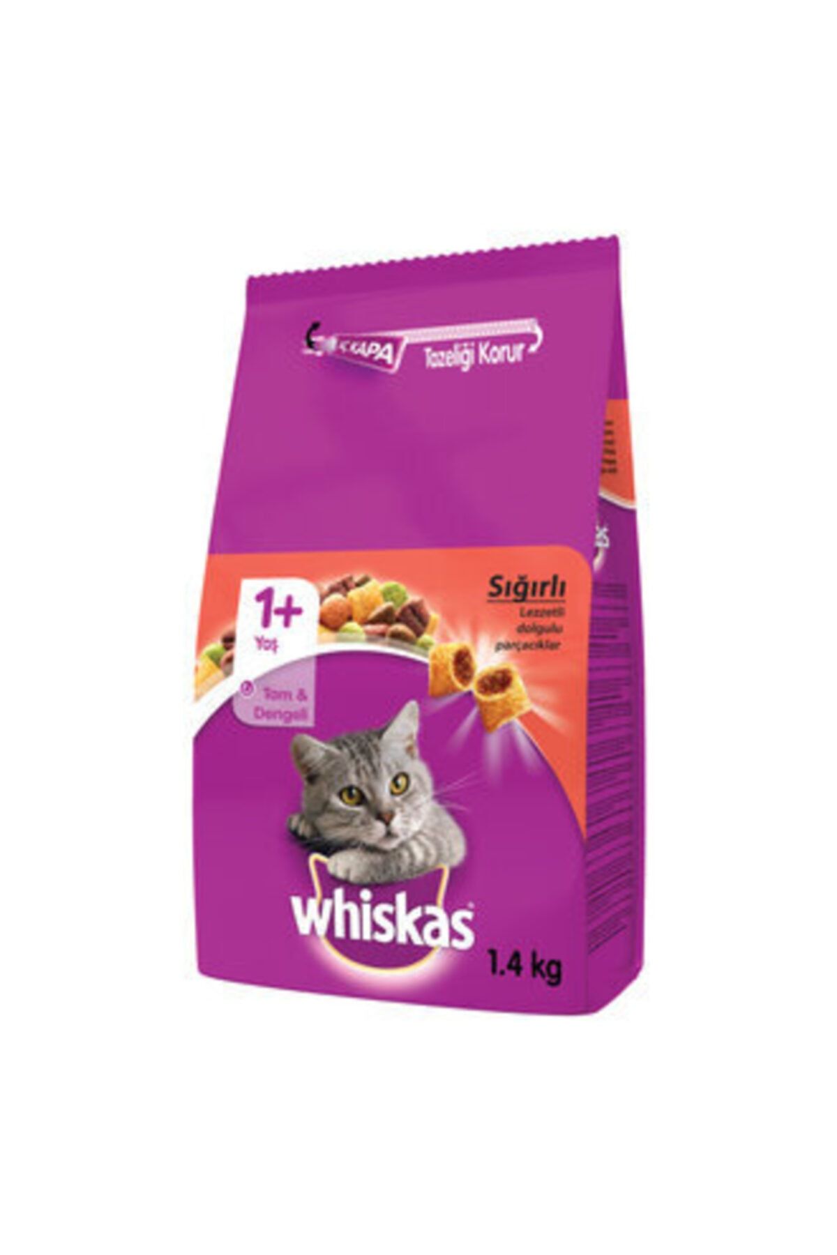 Whiskas Sığırlı Kuru Mama 1.4 Kg