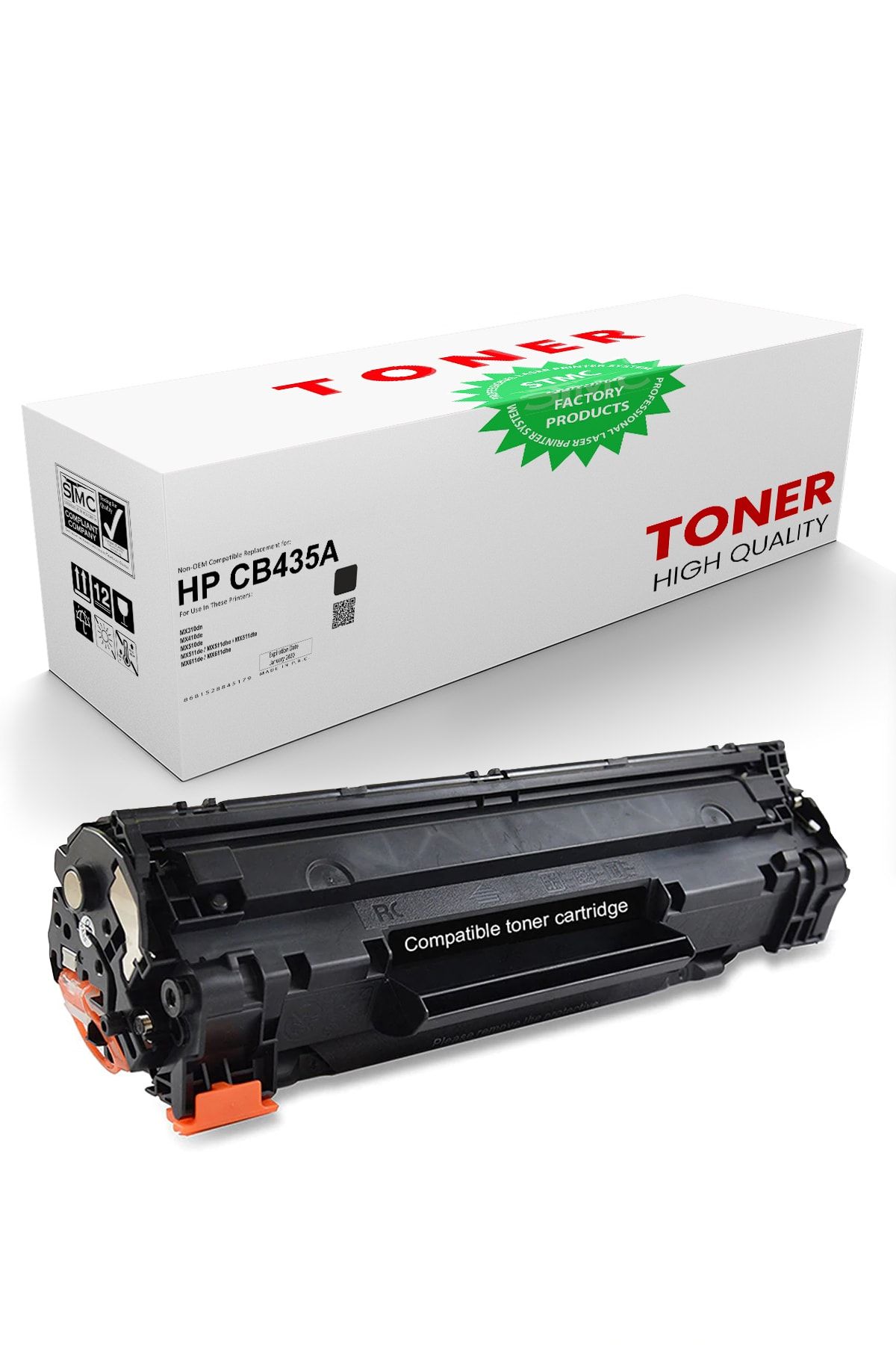 nanoprint Whitebox Cb435a Muadil Toner Wb P1002 p1003 p1004 p1005 p1006