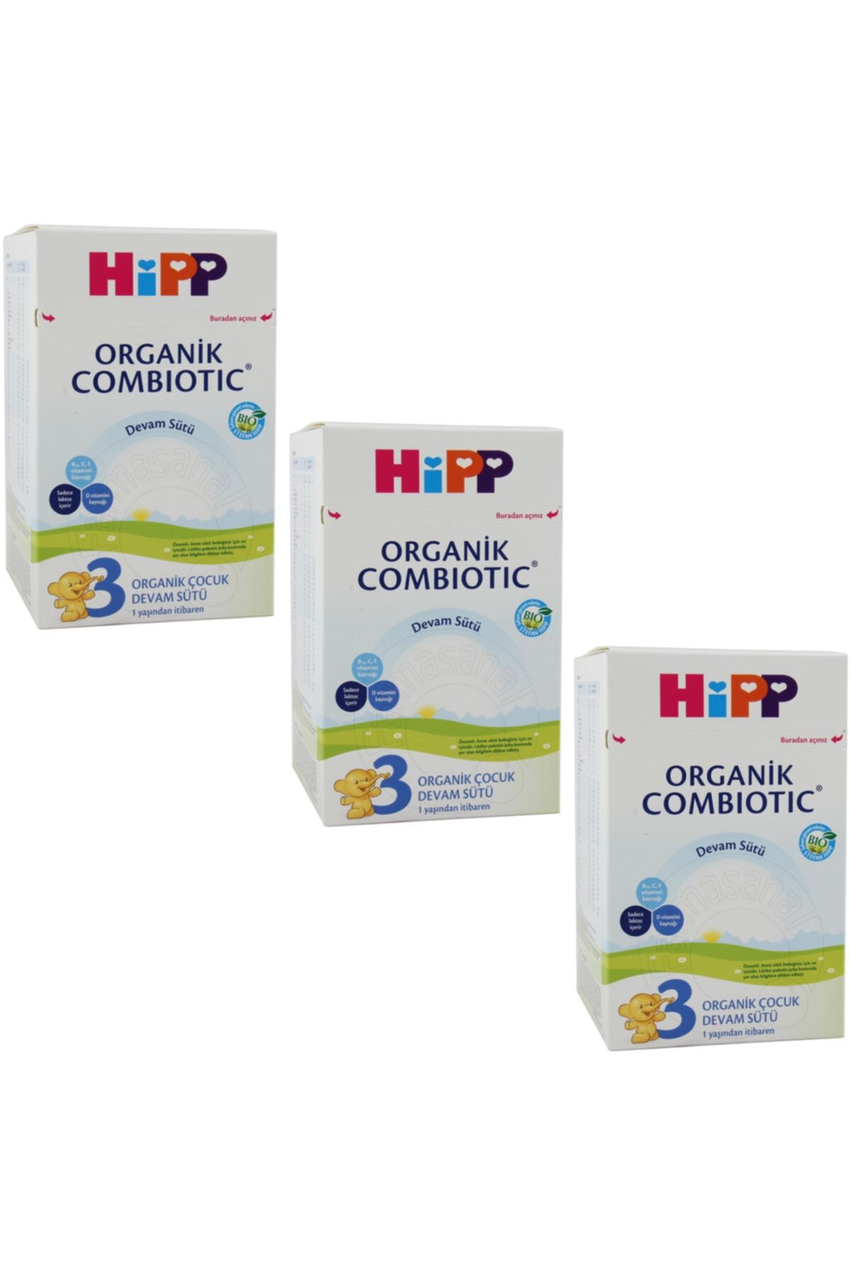 Hipp 3 Organik Combiotic 800 Gr Devam Sütü 3 Adet