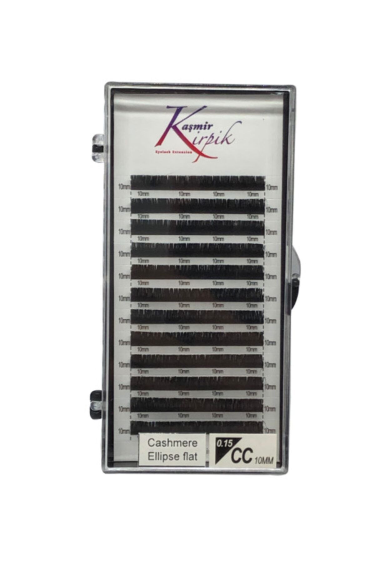 KAŞMİR KİRPİK Klasik Cc Kıvrım 0.15 Mm 10 Numara Tek Boy Kirpik