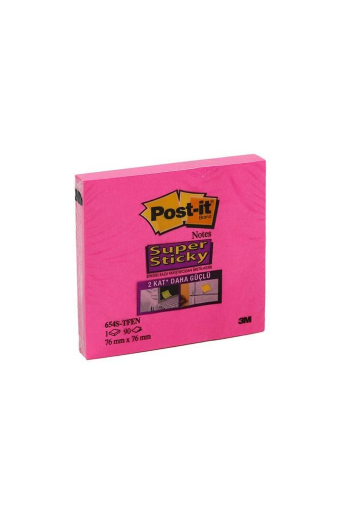 3M Post-ıt 654s-tfen Super Stıcky Küp 76x76 90yp.
