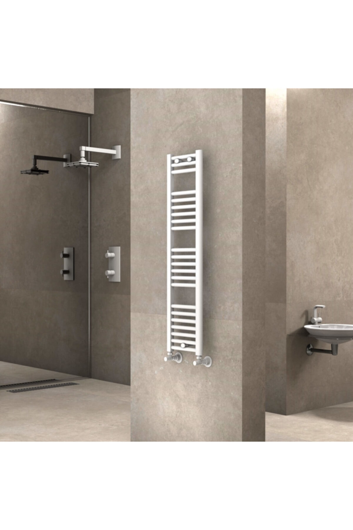 Radiva Banyo Ve Mutfak Için Havlupan 300x1200 Düz Beyaz