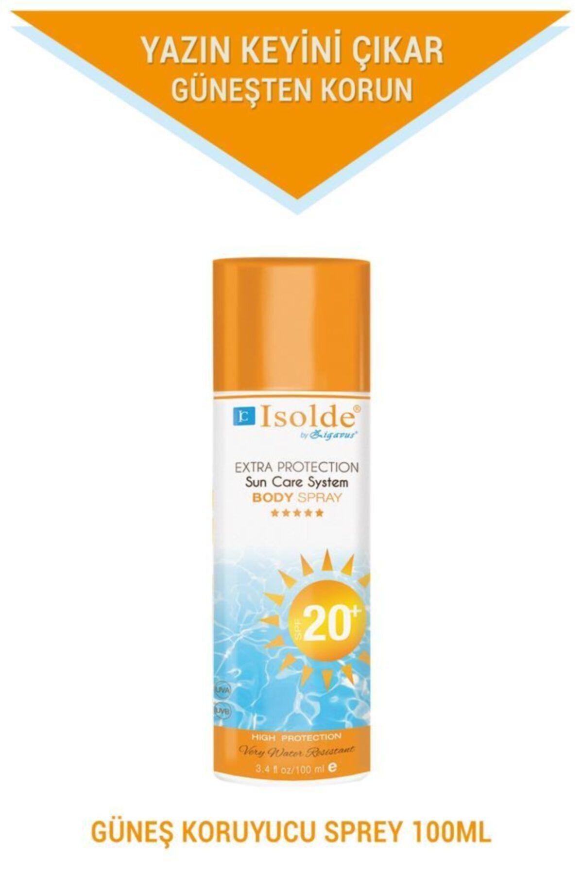Zigavus Güneş Koruyucu Sprey 20+ 100 Ml