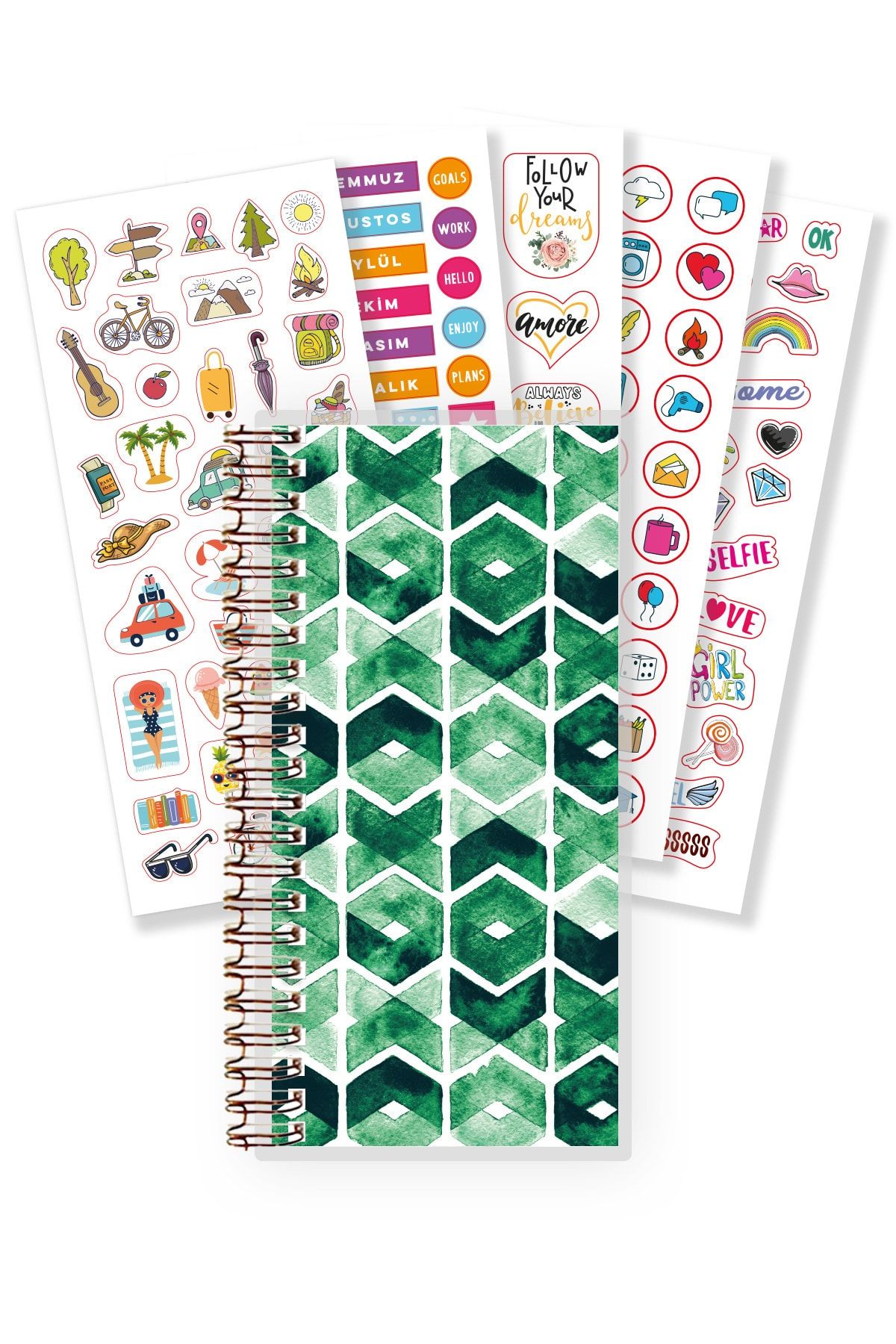 Miya Design Skinny Miya - Greeny Tarihsiz Planlayıcı