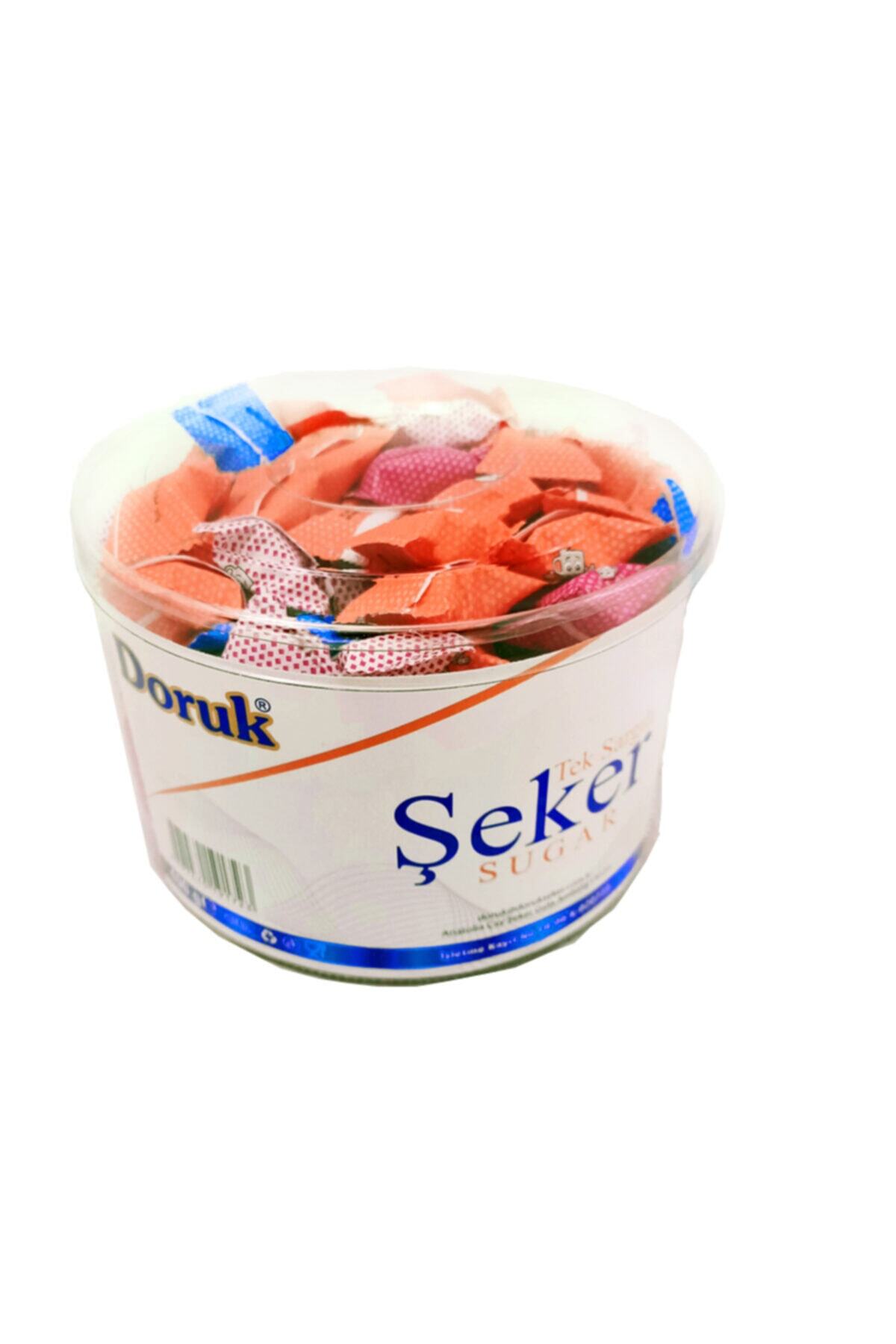 Doruk Küp Şeker Hijyenik Tekli Kağıt Sargılı 400 Gr Asetat Kutu