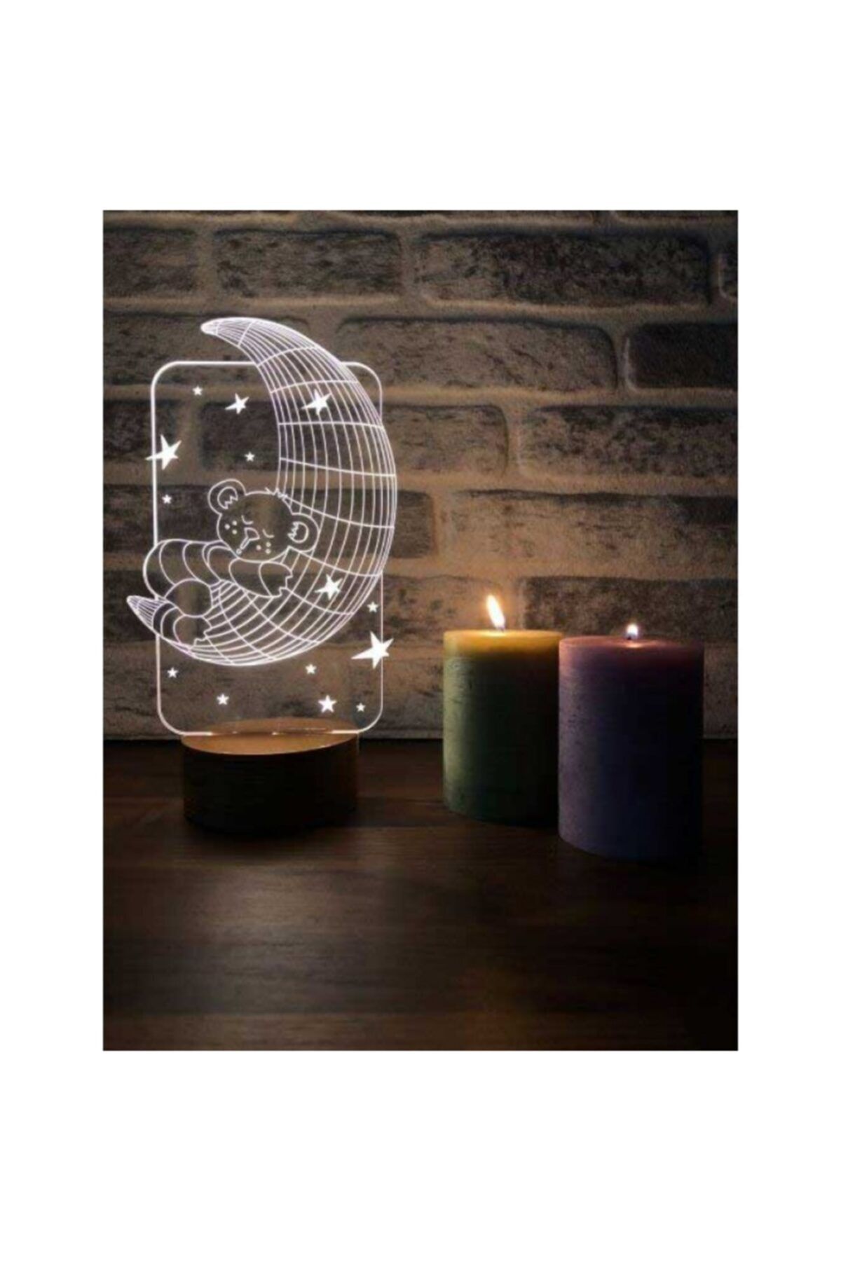 BYLAMP 3d Ay Dede Gece Lambası