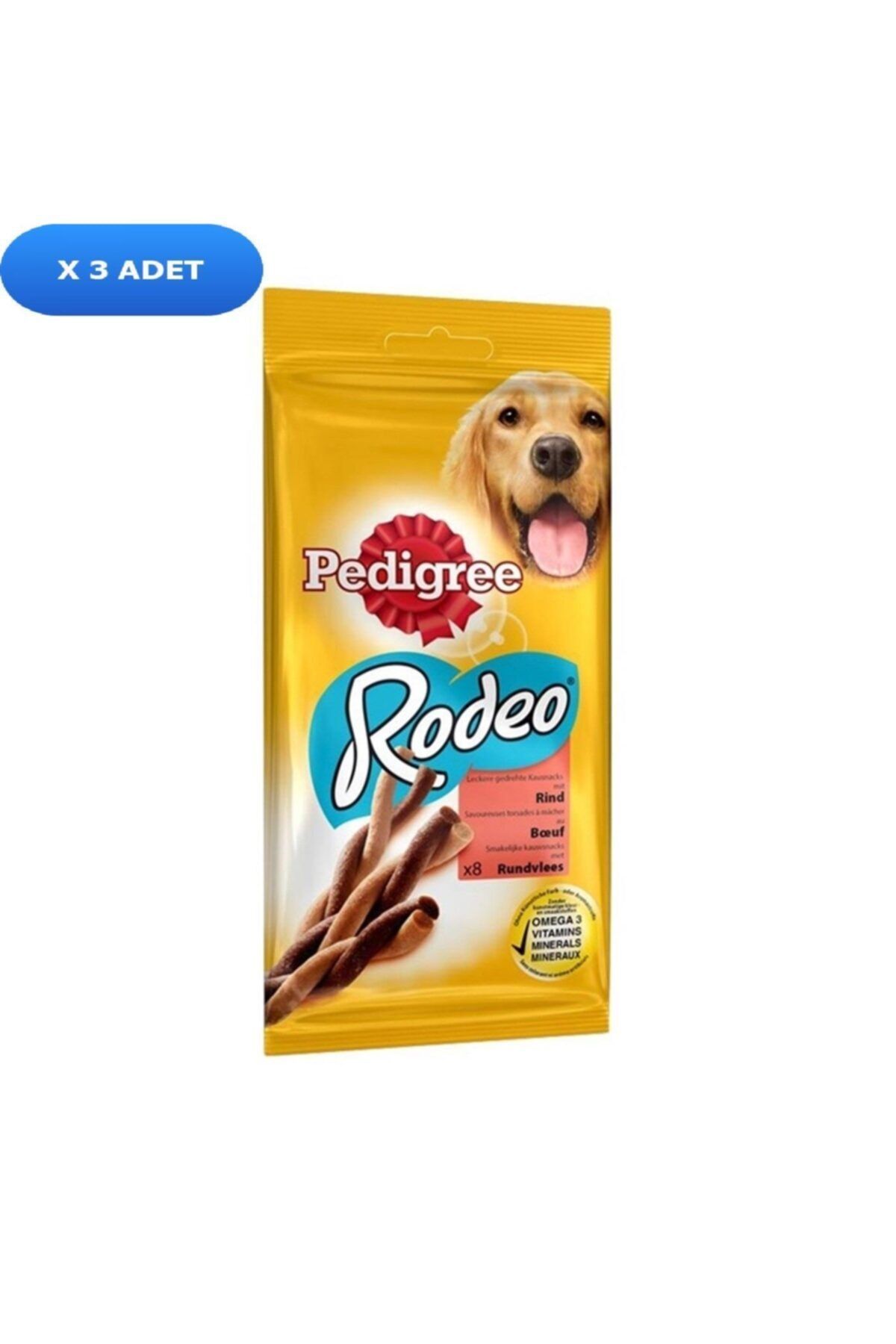 Pedigree Rodeo Sığırlı Köpek Ödül Maması 3x70gr