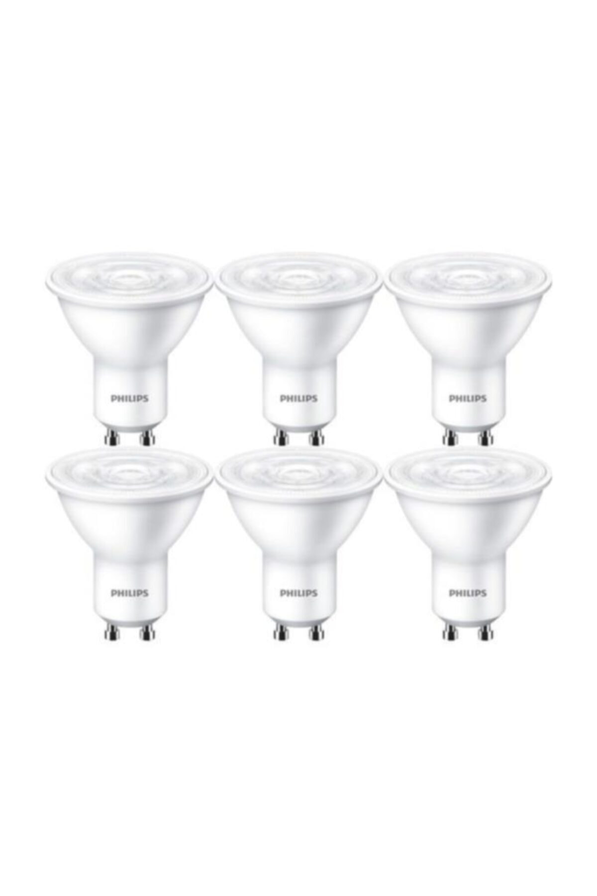 Philips Led Ampul 3,2-40w Gu10 Duy Çanak Spot Ampul Sarı Işık-6 Adet
