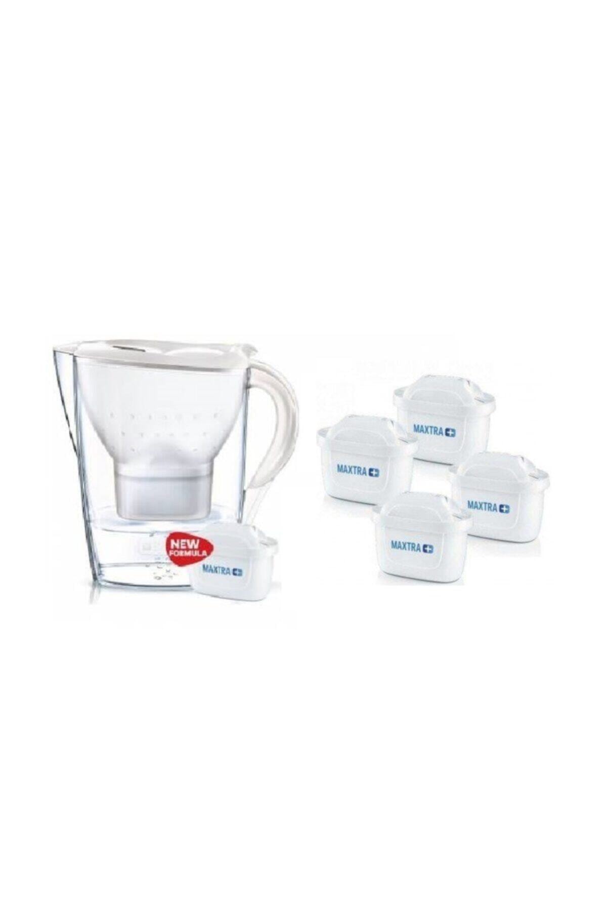 BRITA Marella Xl Beyaz Su Arıtmalı Sürahi -toplam 5 Maxtra + Plus Filtreli