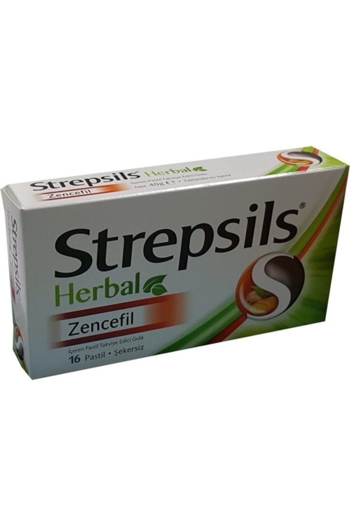 STREPSİLS Herbal Zencefil Boğaz Pastili Skt:10/2021