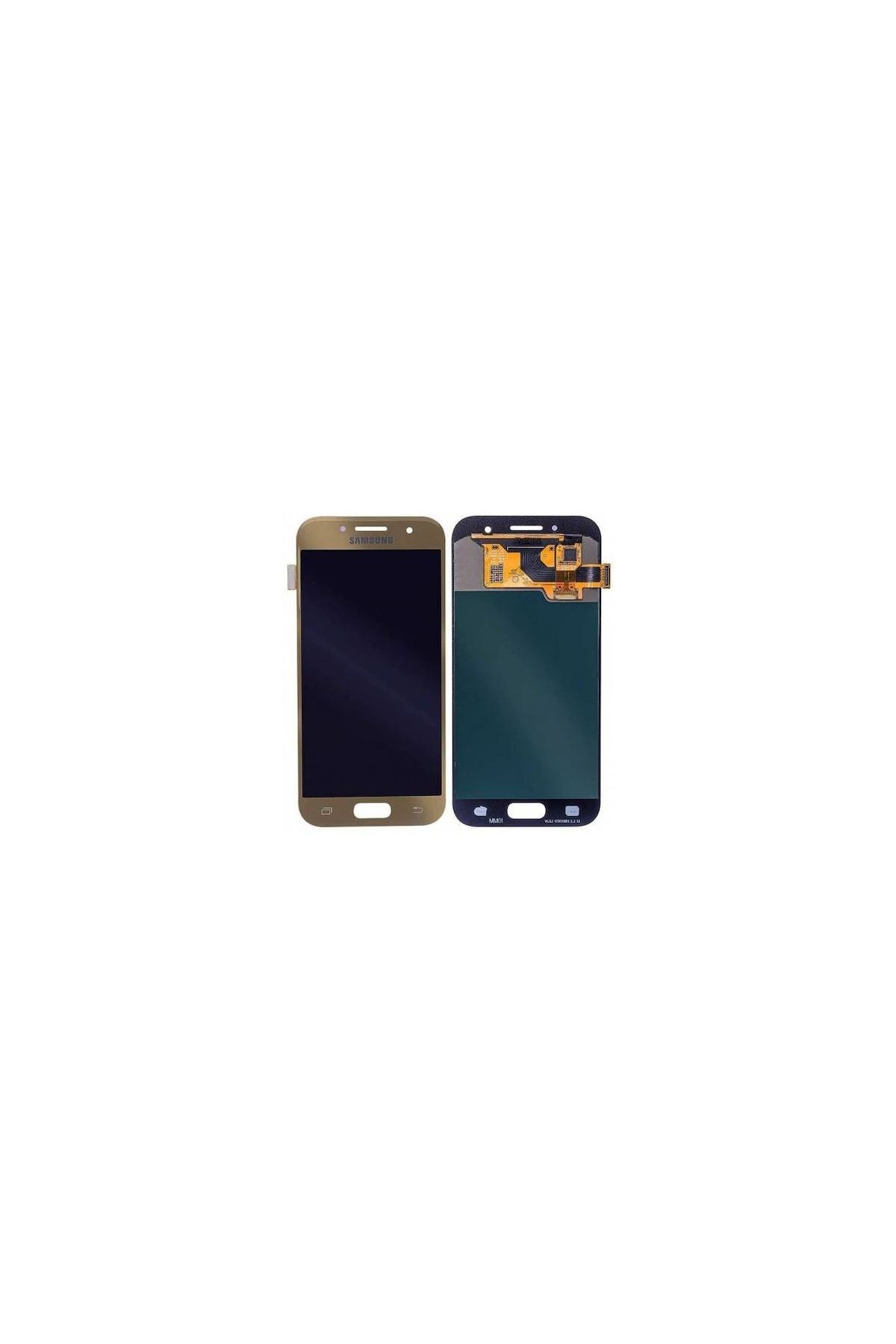 EgeTech E&t-trade Samsung Galaxy A3 2017 ( Sm-a320f ) Lcd Ekran Ve Dokunmatik - Gold