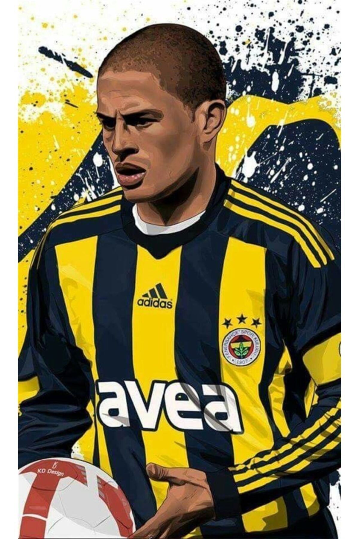 marcel kristal tablo alex de souza fenerbahce elmas mozaik tablo 30x50cm fiyati yorumlari trendyol