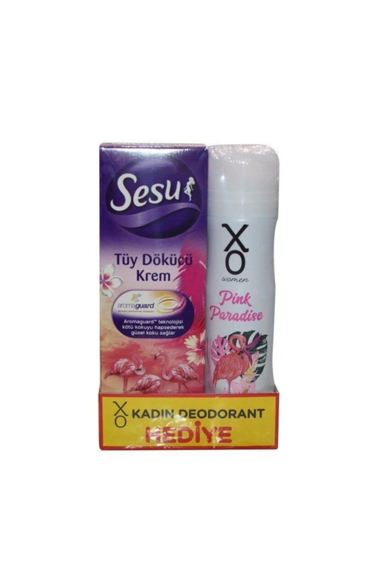 Sesu Tüy Dökücü Krem Hassas Ciltler 100ml+xo Bayan Deo Hediye