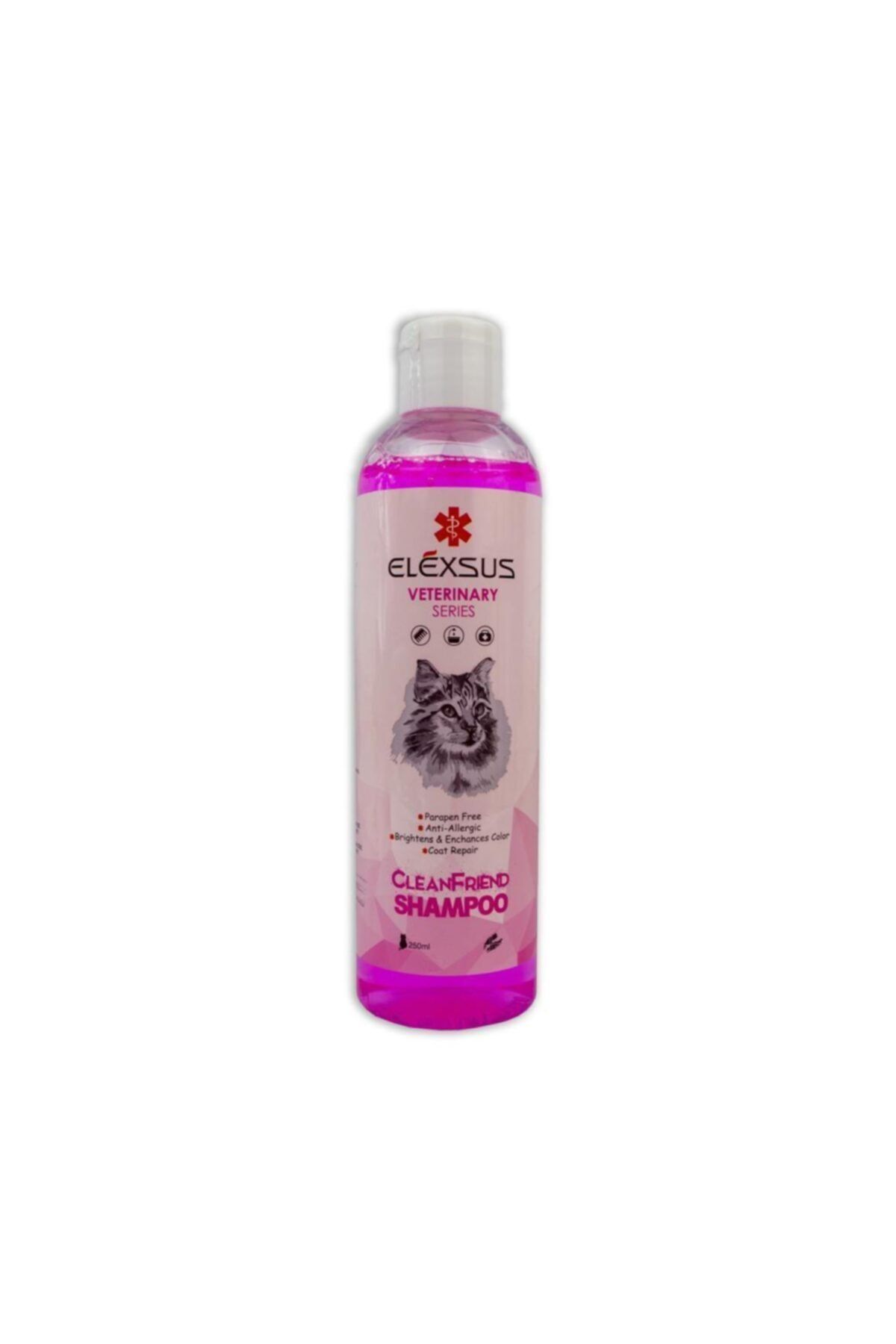 Elexsus Clean Friend Çiçek Özlü Kedi Şampuanı 250 ml