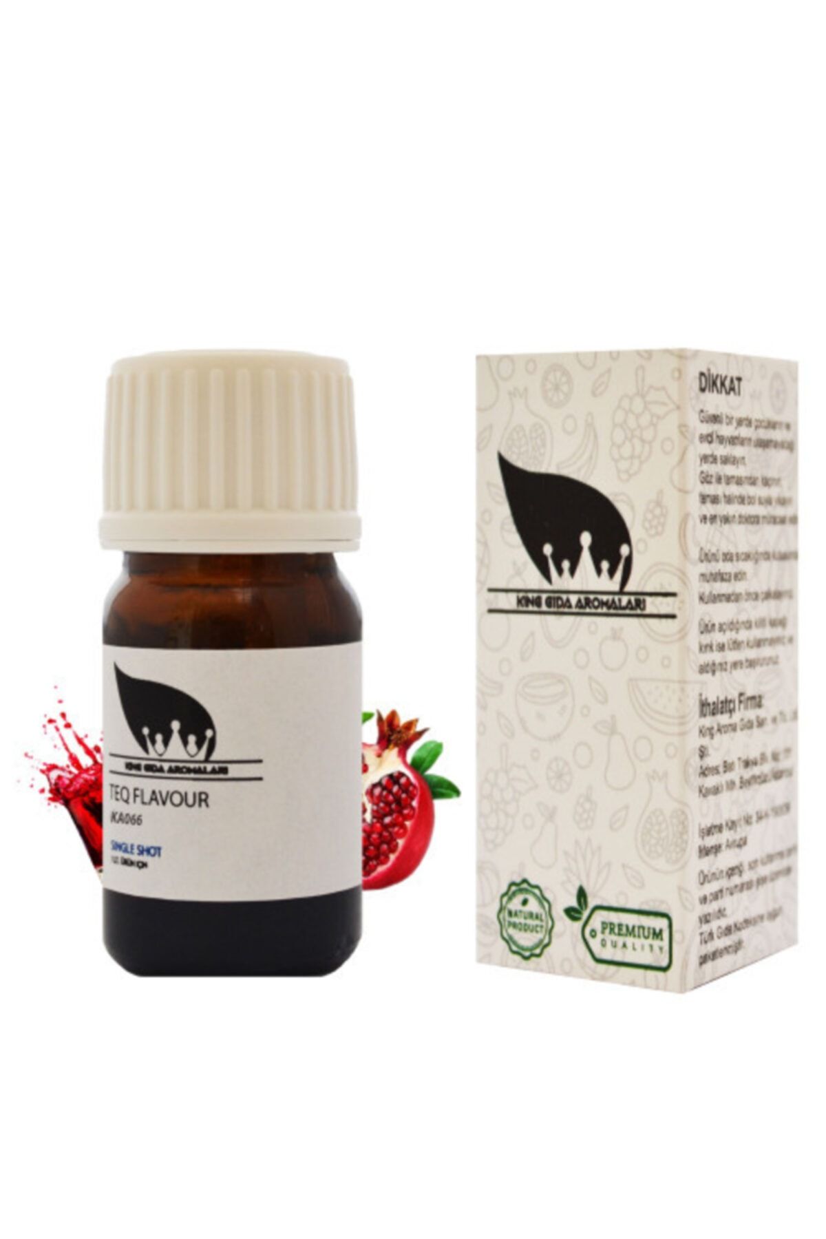 King Gıda Aromaları Abslt Nar Vtk Aroması Kiti Single Shot