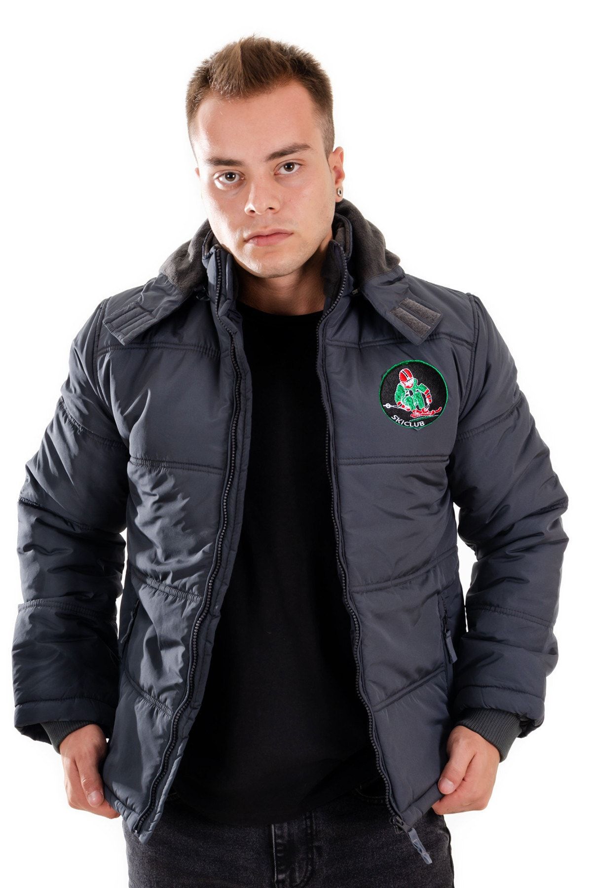 Western Classics Erkek Lacivert Charcoal Parka