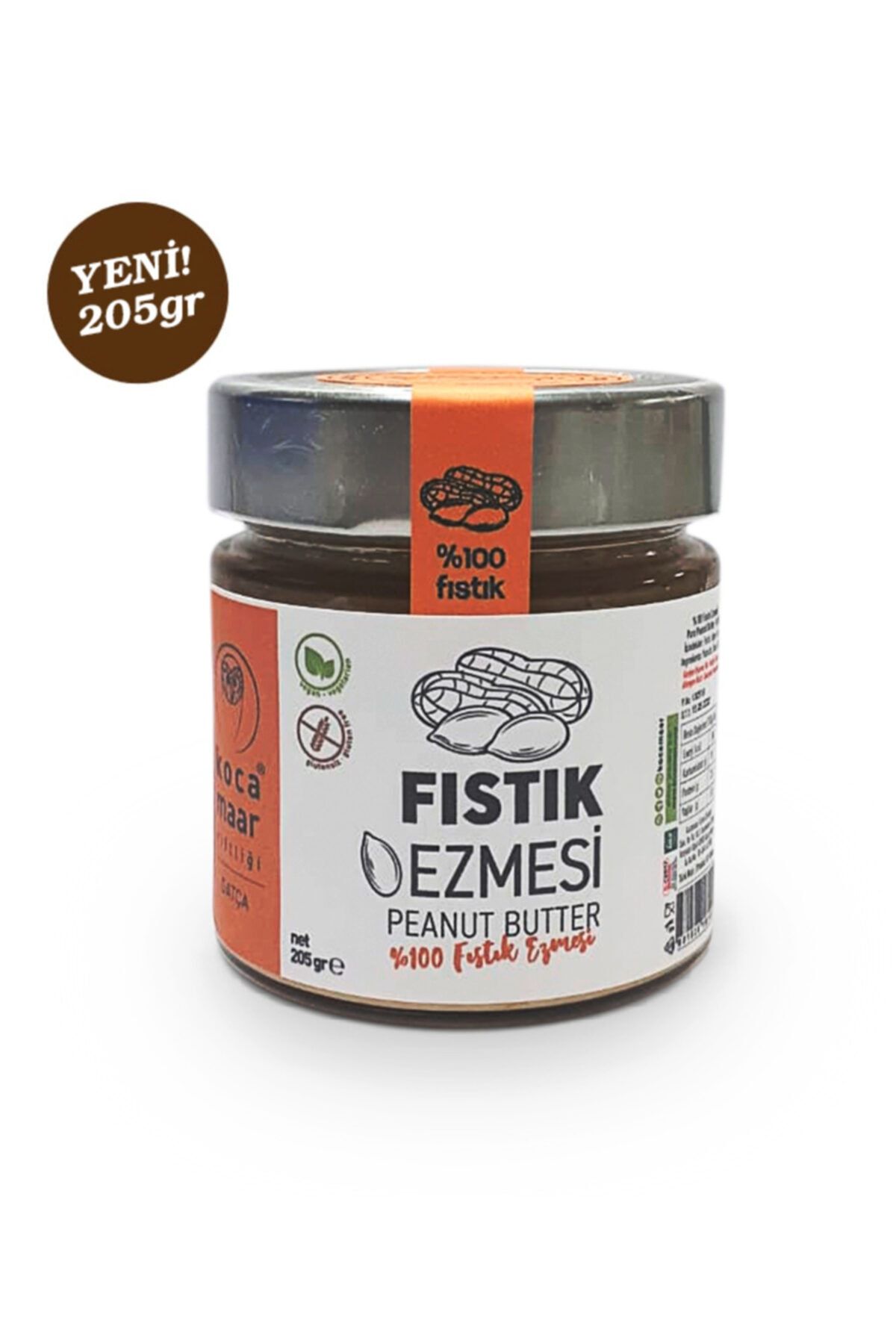 Kocamaar Çiftliği Fıstık Ezmesi 205 Gr