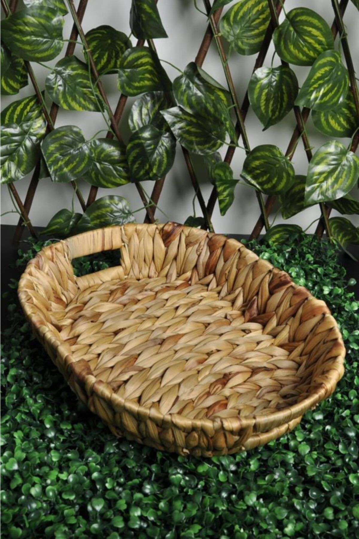 Leva House Oval Hasır Sepet Lv30012 37*28*7 Cm 9018662