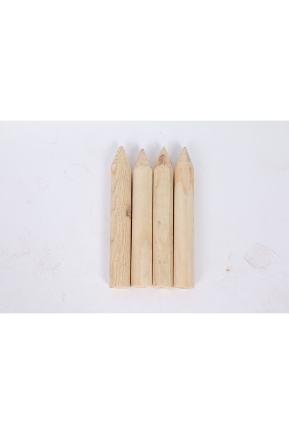 Sağlamlar 10'lu Ahşap (çam) Bağ Kazığı-bahçe Herek - Kazık-çit Direği 44cm Uzunluk / 4cm Çap