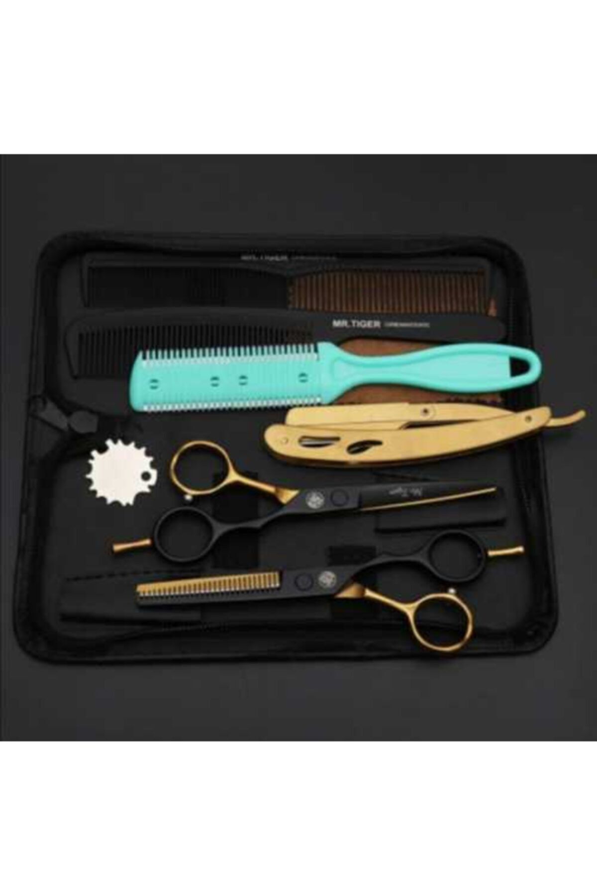 Alışverişdurağı Mr.tiger Profesyonel 6.0 Inch 6 Parça Kuaför Makas Seti Çantalı Model