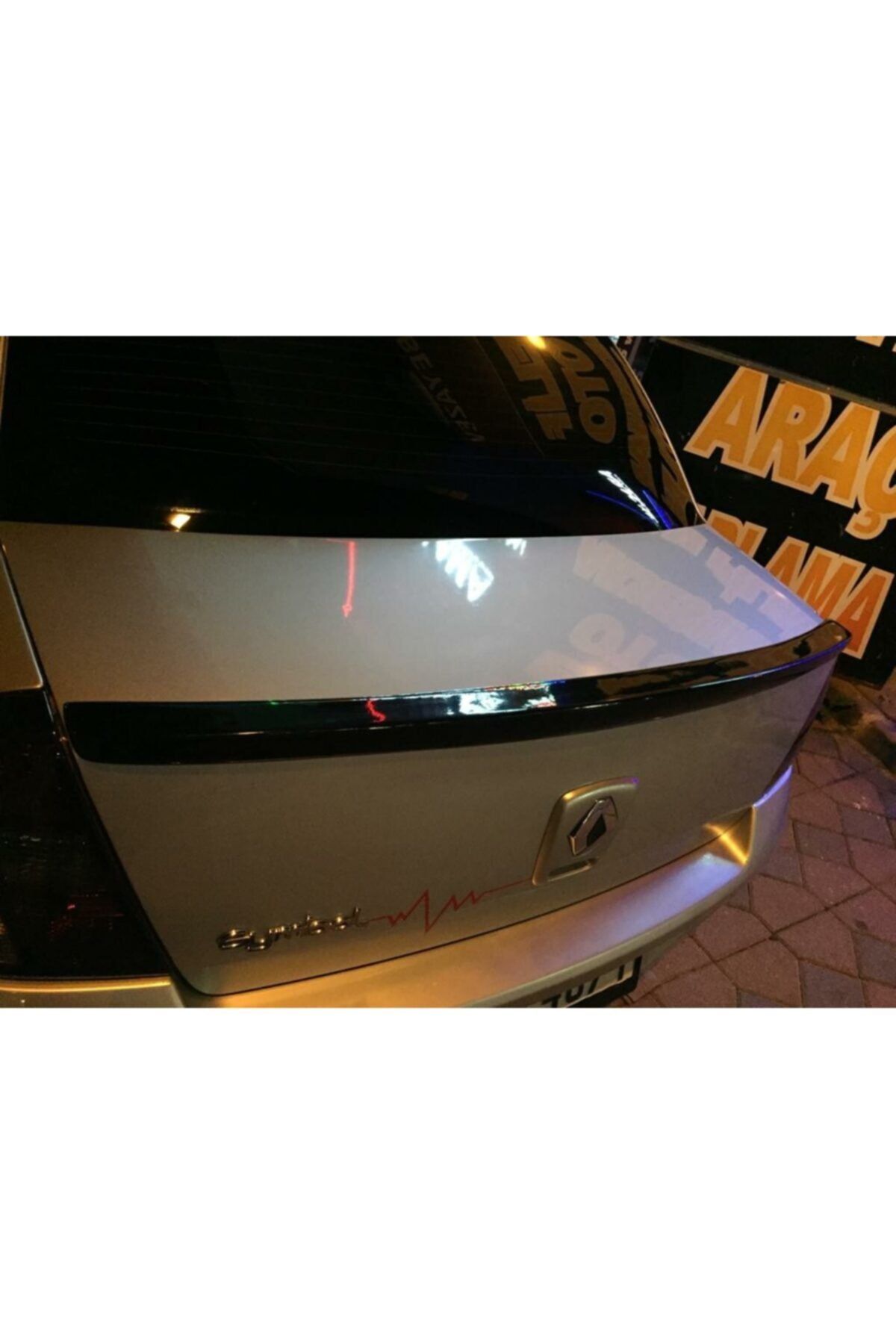 TÜRKSET Renault Clio 2 Sedan Anatomik Spoiler (boyasız - Astarlı)