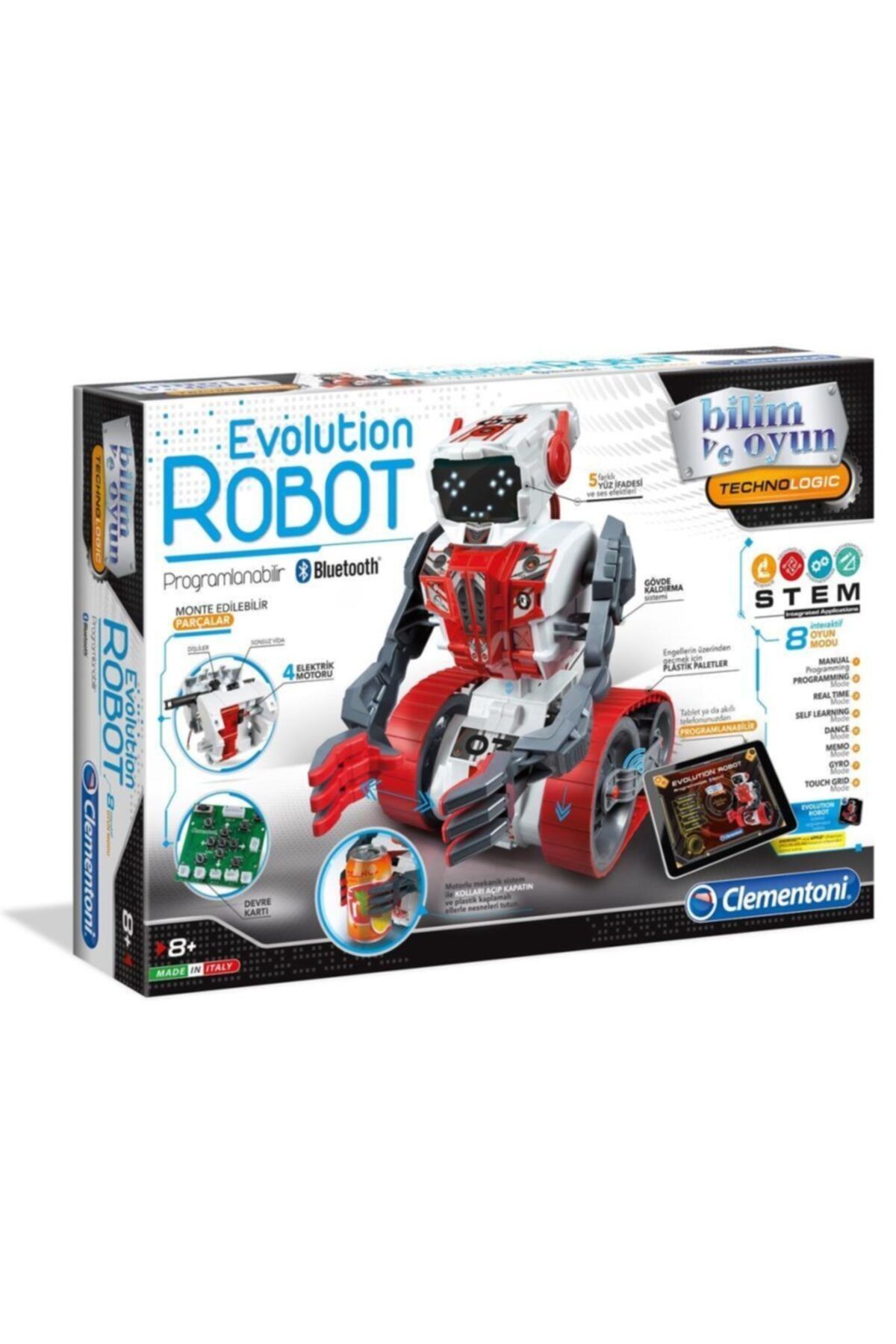 CLEMENTONI Evolutıon Robot Robotik Laborutavarı +8 Yaş 64549