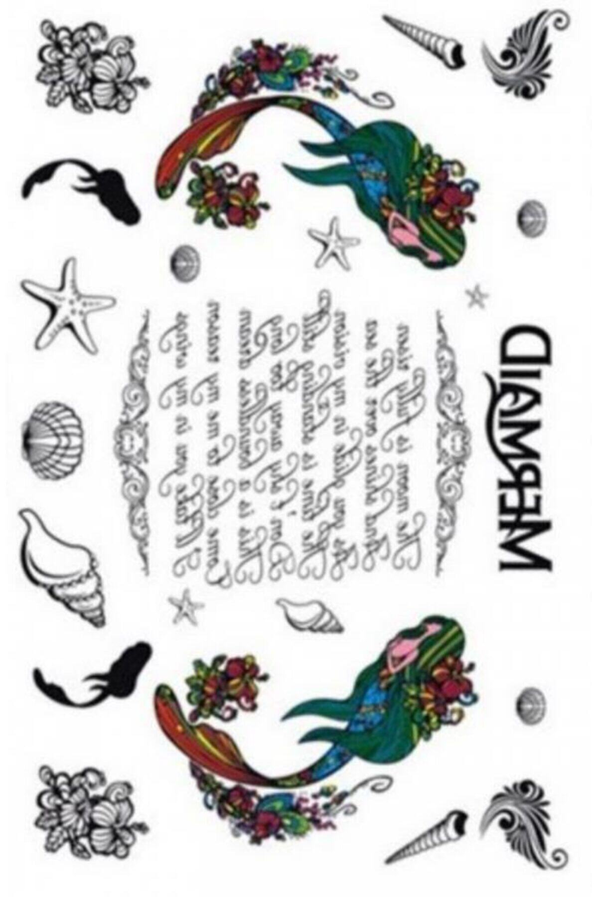 New Obsessions Mermaid Geçici Dövme