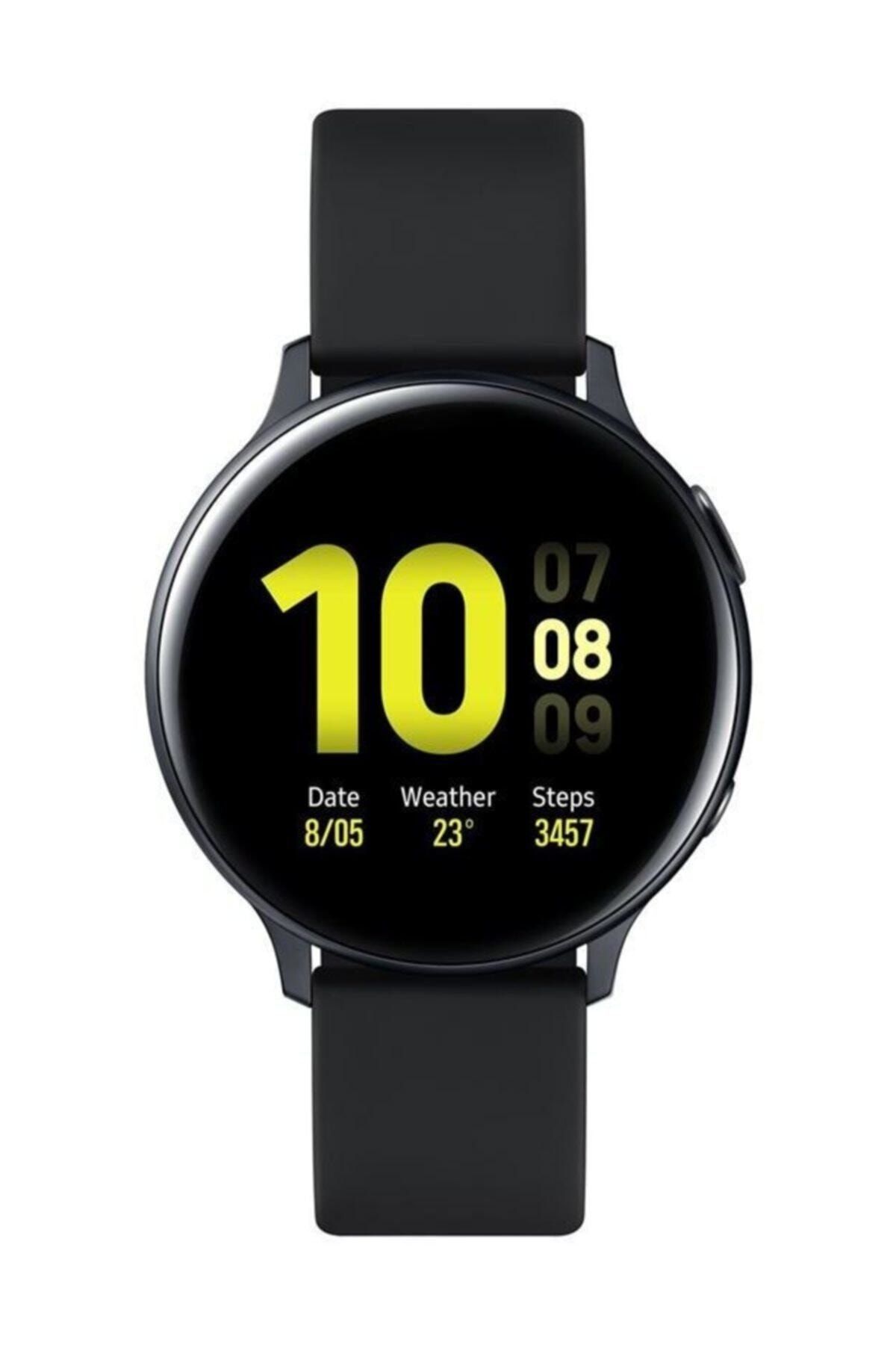 Galaxy Watch Active2 44mm Aluminyum Mat Siyah Akıllı Saat (Samsung Türkiye Garantili)