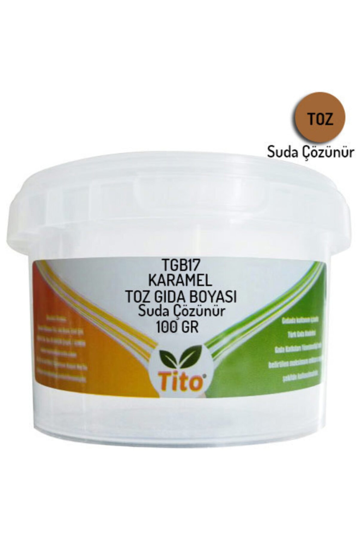 tito Karamel Toz Gıda Renklendiricisi 100 G