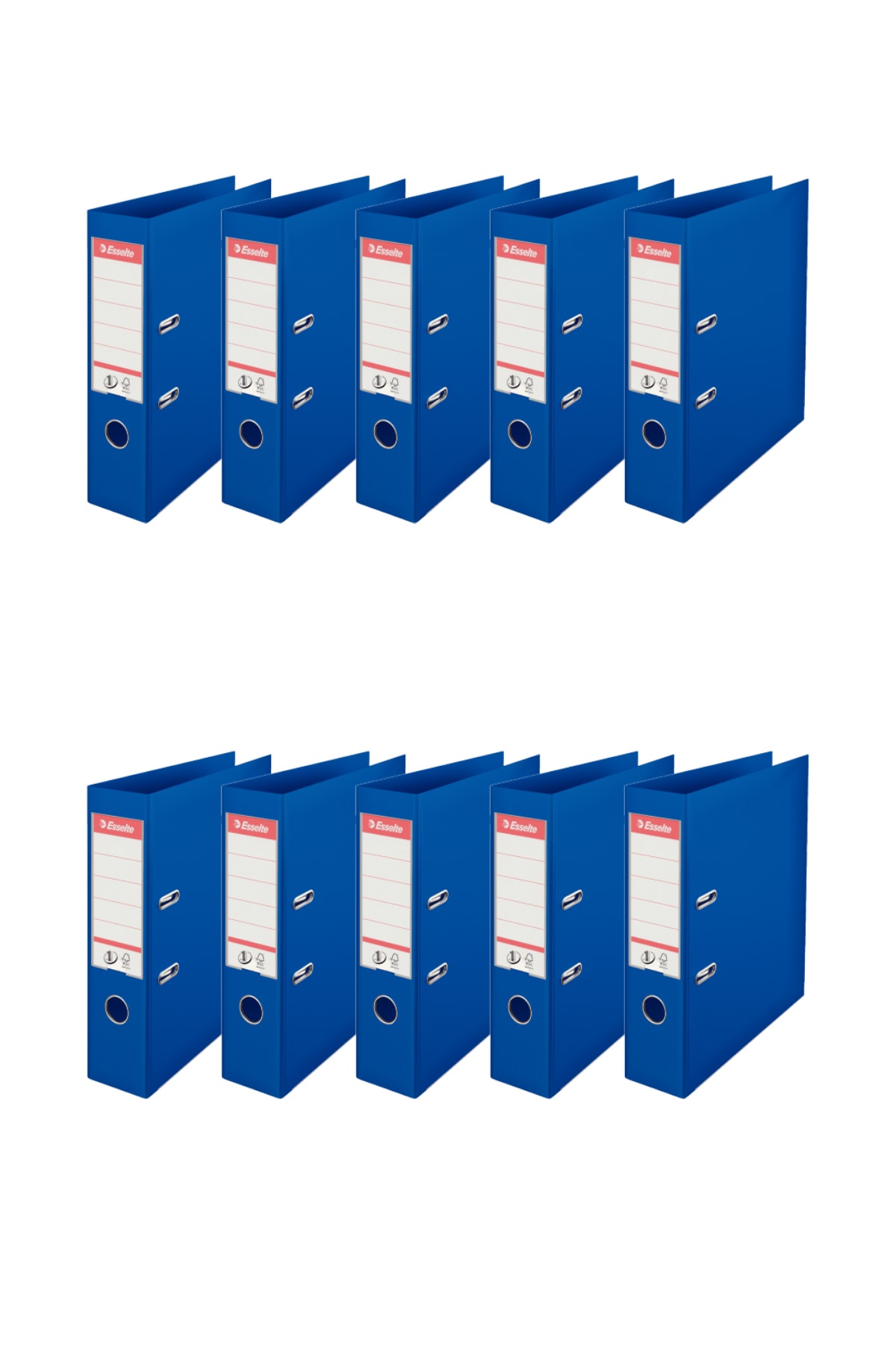 Esselte Geniş Plastik Klasör (9940) Mavi 10 Lu Paket