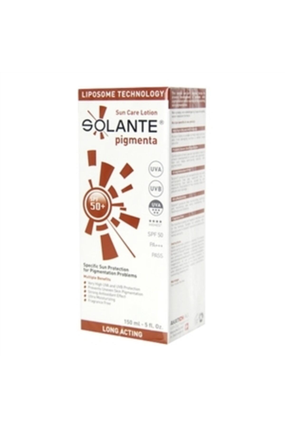 Solante Pigmenta Sun Care Lotion Spf 50+ 150 Ml Güneş Kremi