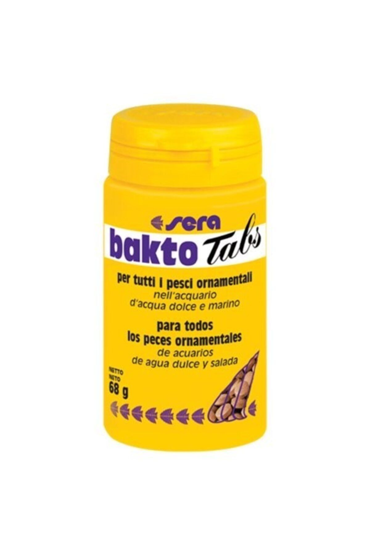 SERA Bakto Tabs 100ml 275adet Stk:02/2022