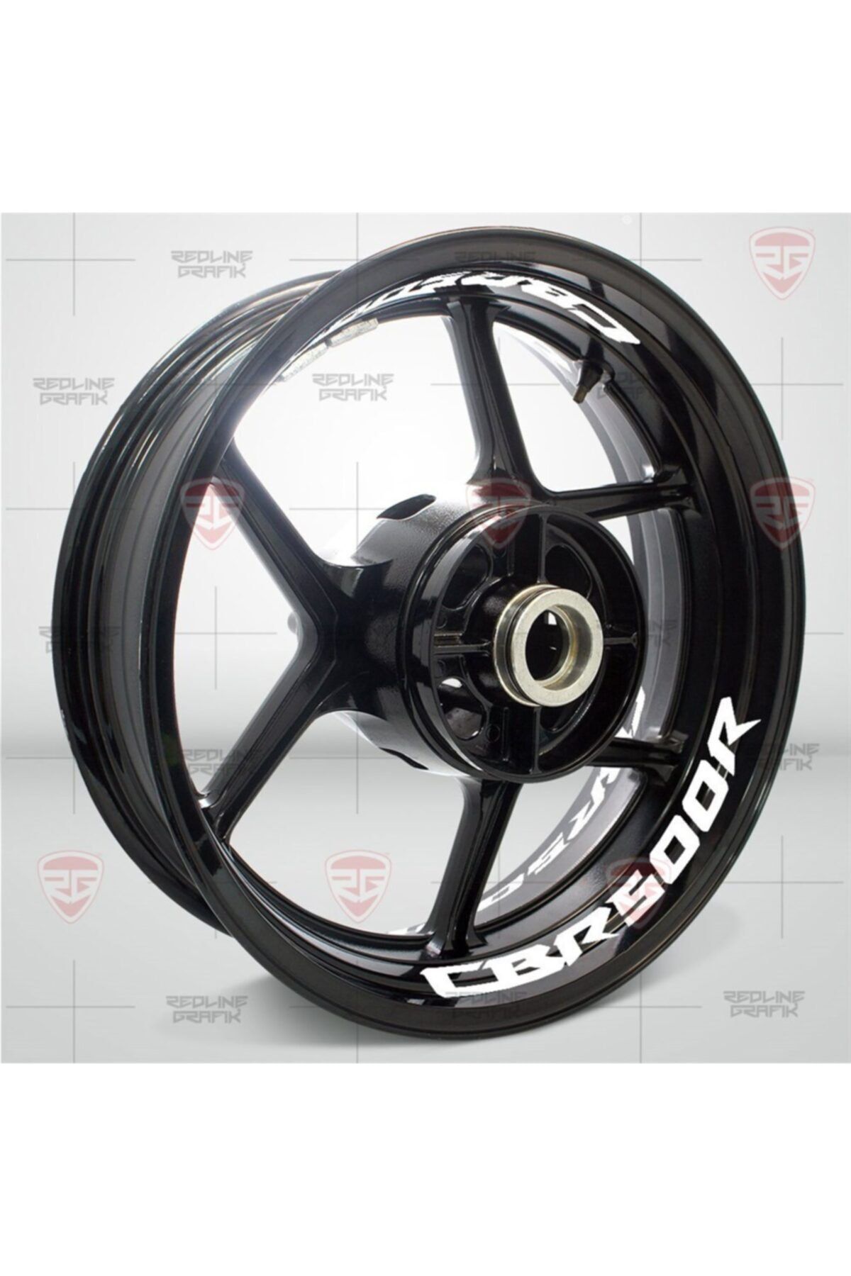 Redline Grafik Honda Cbr 500r Reflektif Beyaz Jant Şeridi