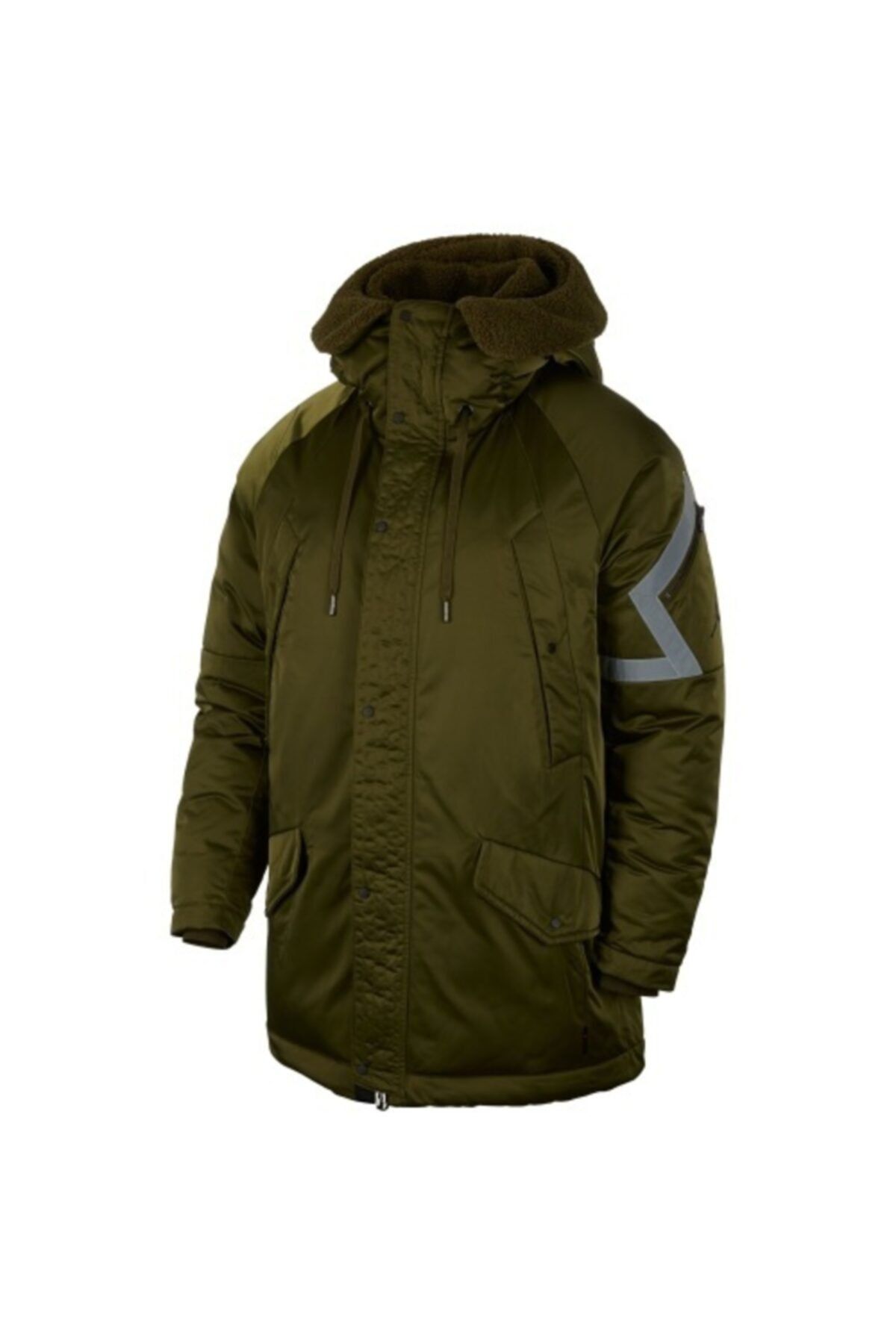 Nike Erkek Haki Air Jordan J-3b Flıght Thermore Parka Aa1951 395