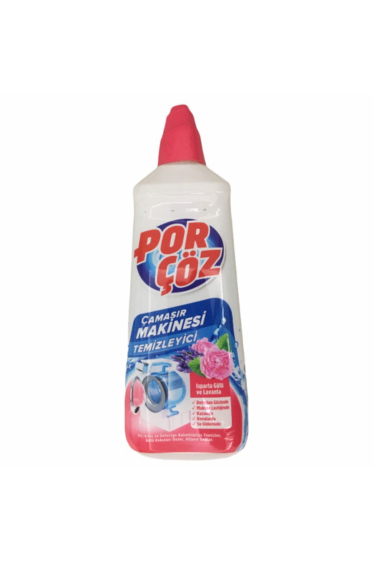 Porçöz Çamaşır Makinesi Temizleyici 400 Ml. (ısparta Gülü Ve Lavanta)