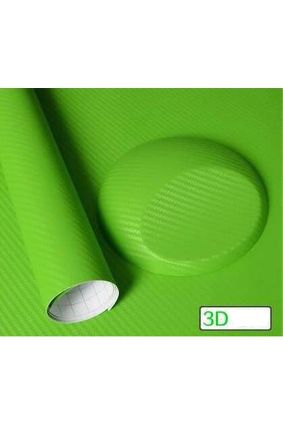 AUTOFOLYO Karbon Folyo Yeşil Kendinden Yapışkanlı 127 Cm X 3 Metre