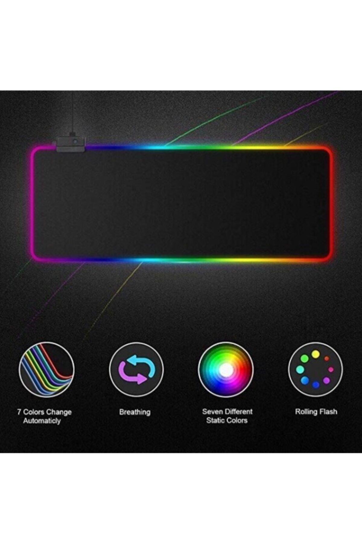 Rowen Viponline Rgb Led Işıklı Gaming Mouse Pad 70 X 30cm