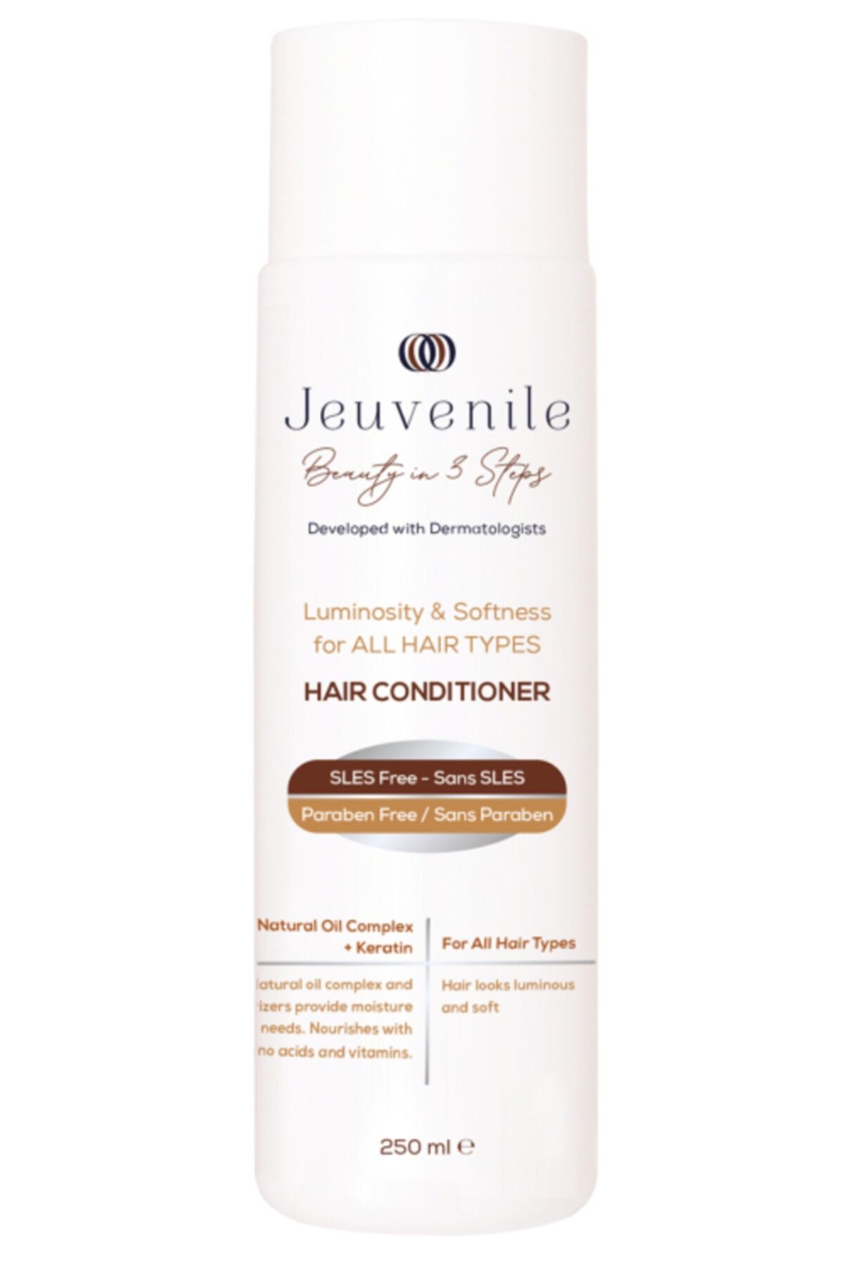 Jeuvenile Tüm Saç Tipleri Için Besleyici & Canlandırıcı Keratinli Saç Bakım Kremi 250 Ml