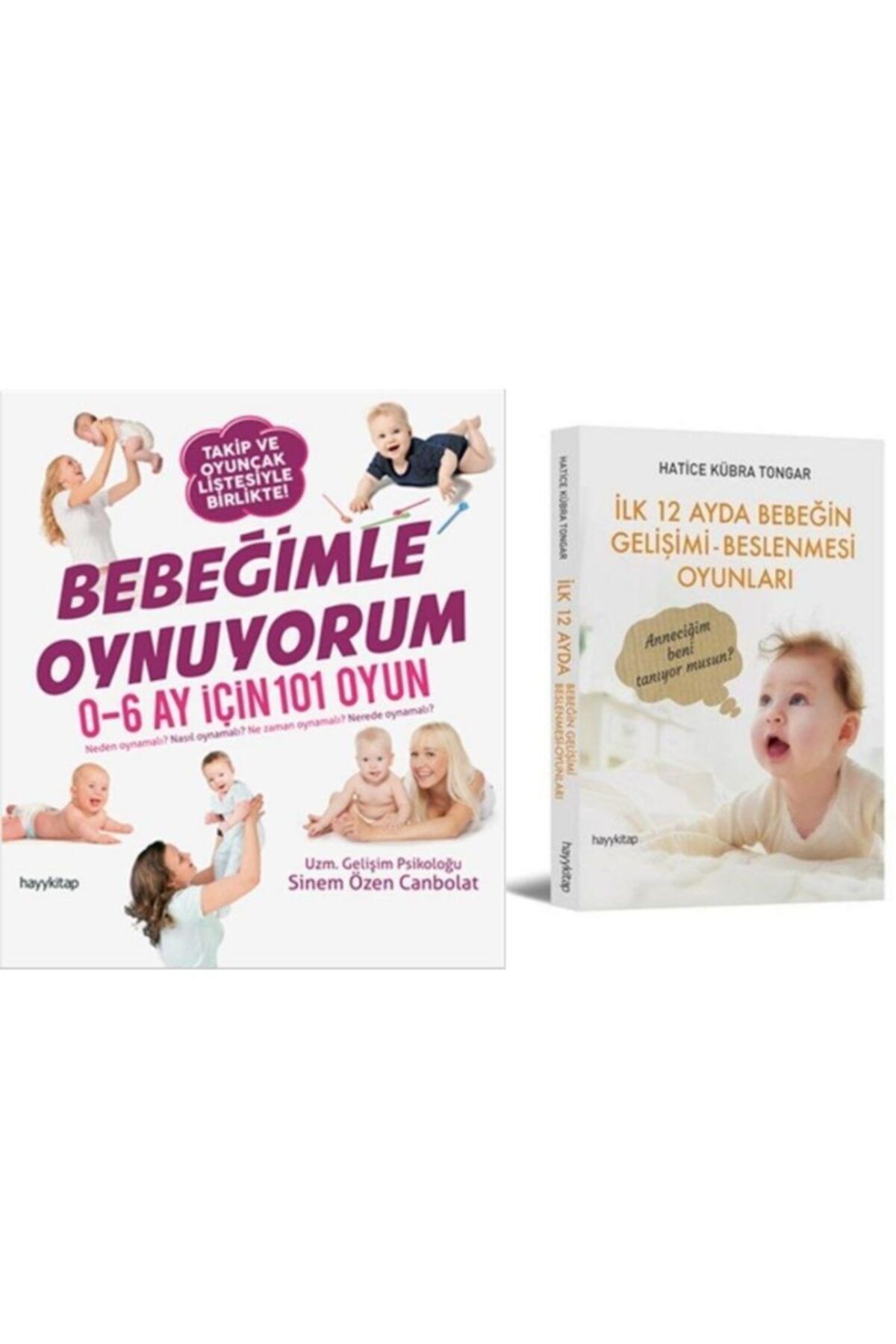 hayykitap bebegimle oynuyorum ilk 12 ayda bebegin gelisimi beslenmesi oyunlari 2 kitap set fiyati yorumlari trendyol