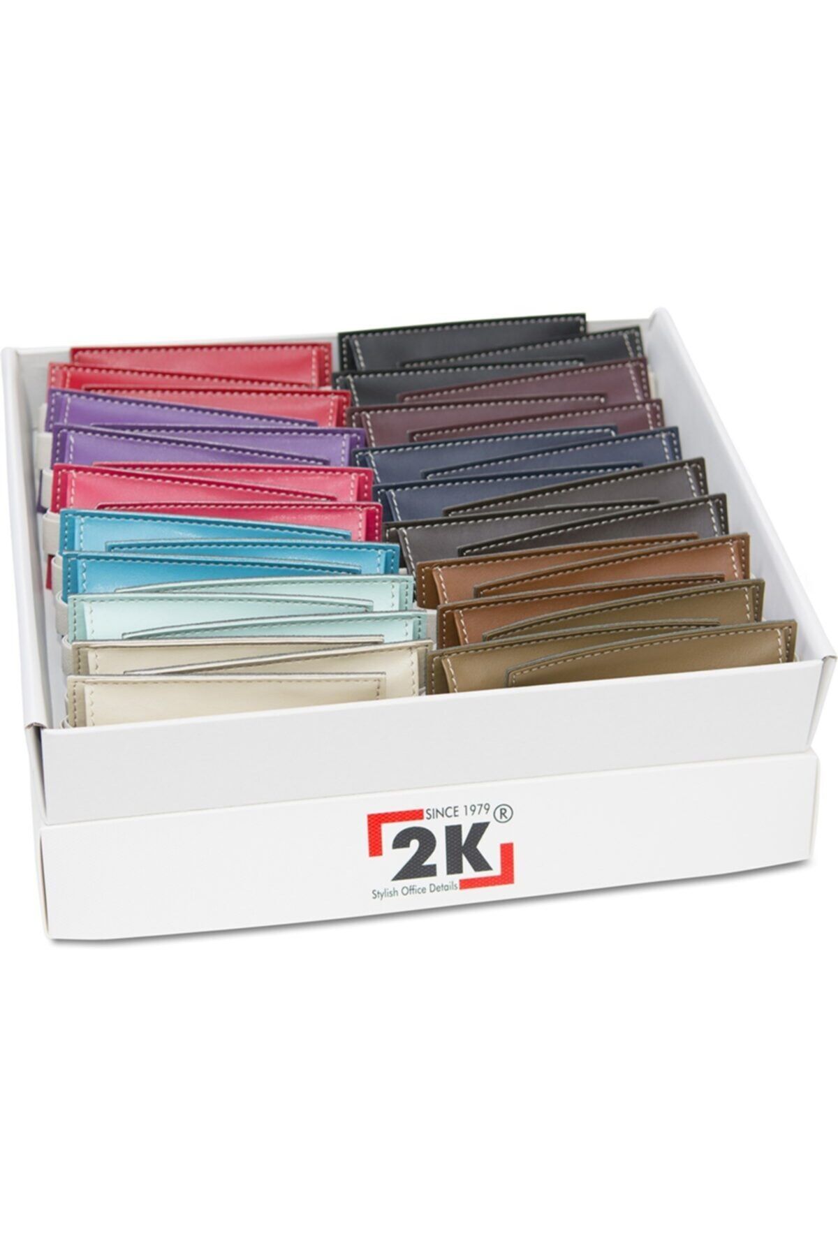 2K Suni Deri Lastikli Sök-tak Kalemlik - Siyah