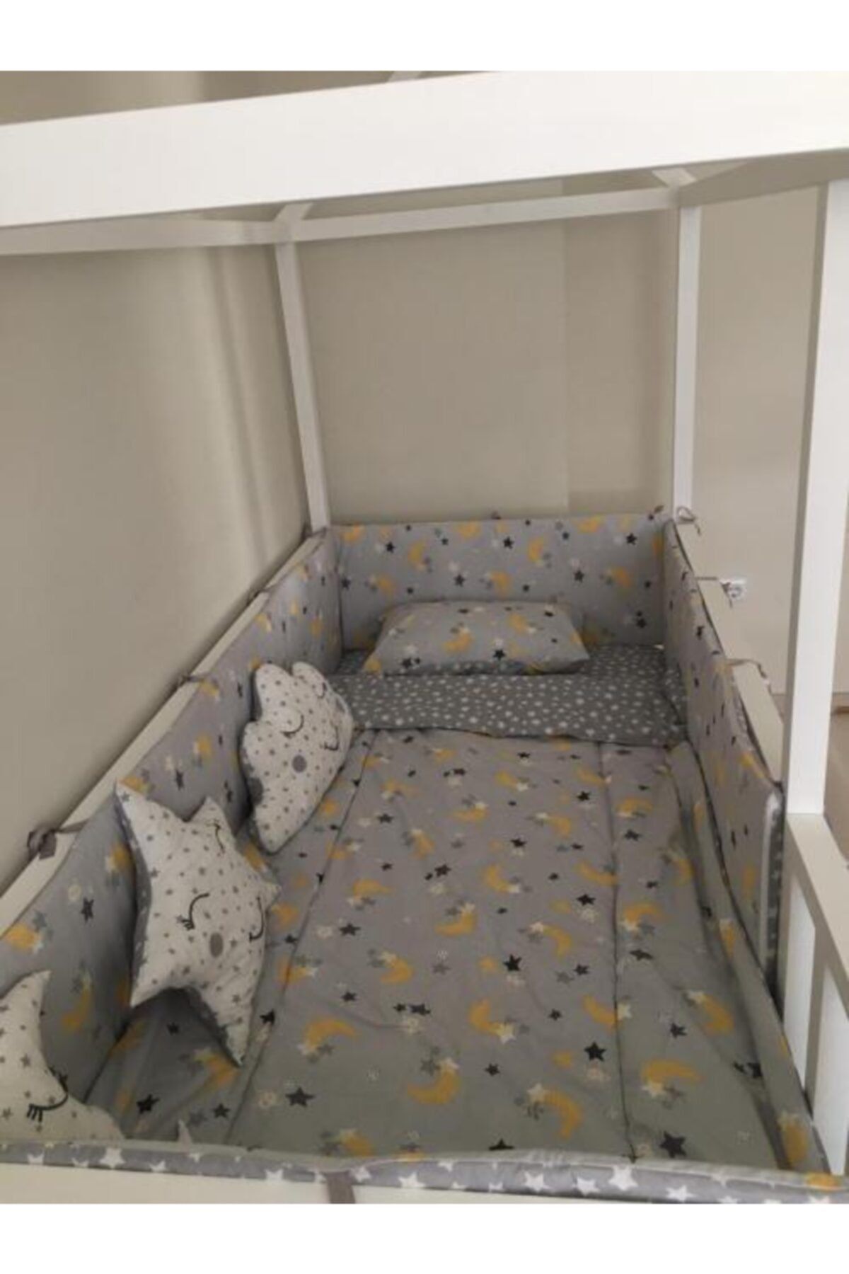 bebek iklimi 90x190 montessori yataklara uygun pamuk uyku seti fiyati yorumlari trendyol