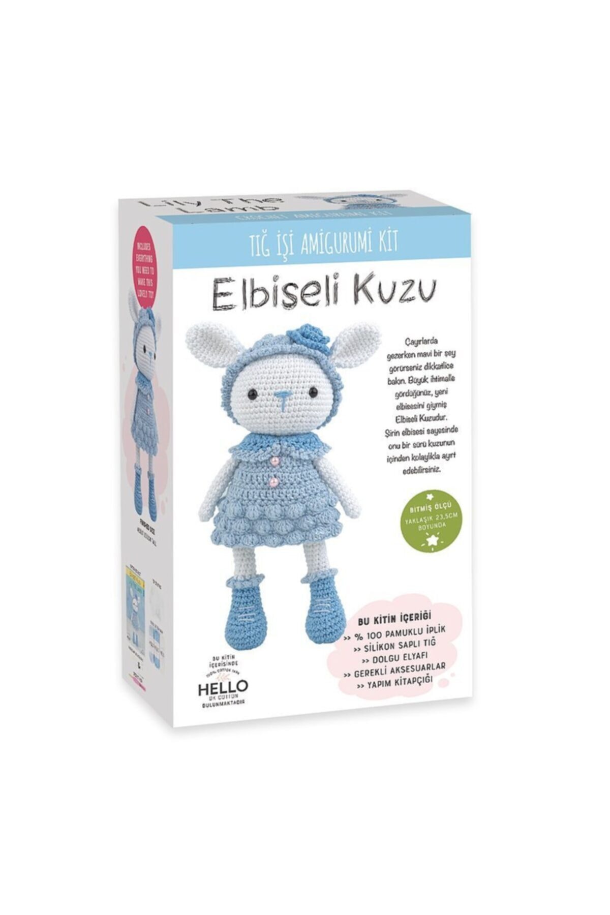 Tuva Yayıncılık Elbiseli Kuzu Amigurumi Seti